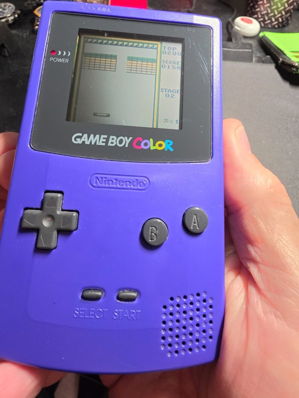Nintendo Gameboy Color Grape Handheld Console - Picture 3 of 8